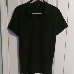 Aeropostale Men's Black Polo Shirt